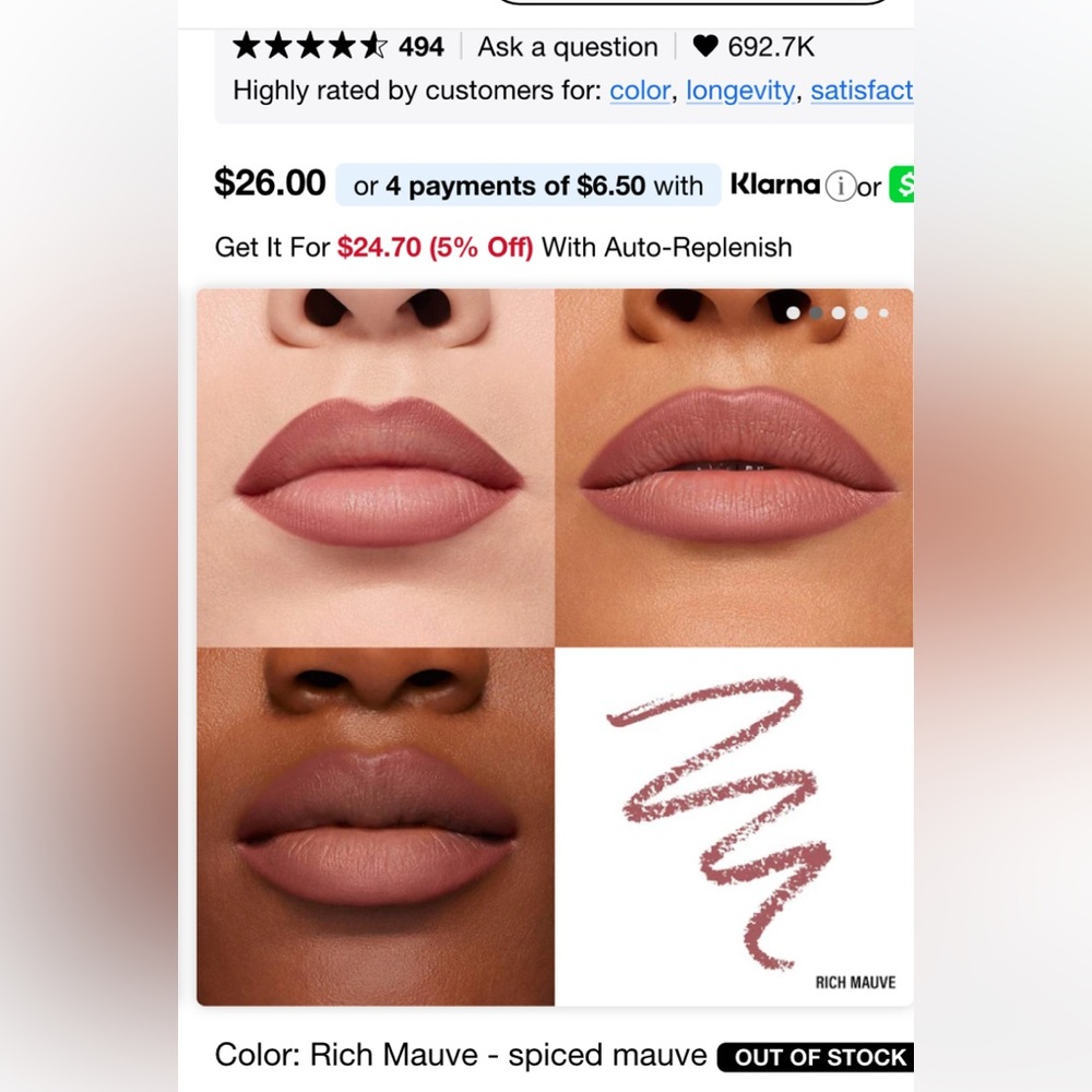 Makeup by Mario - Lip Liner Pencil - MINI size…